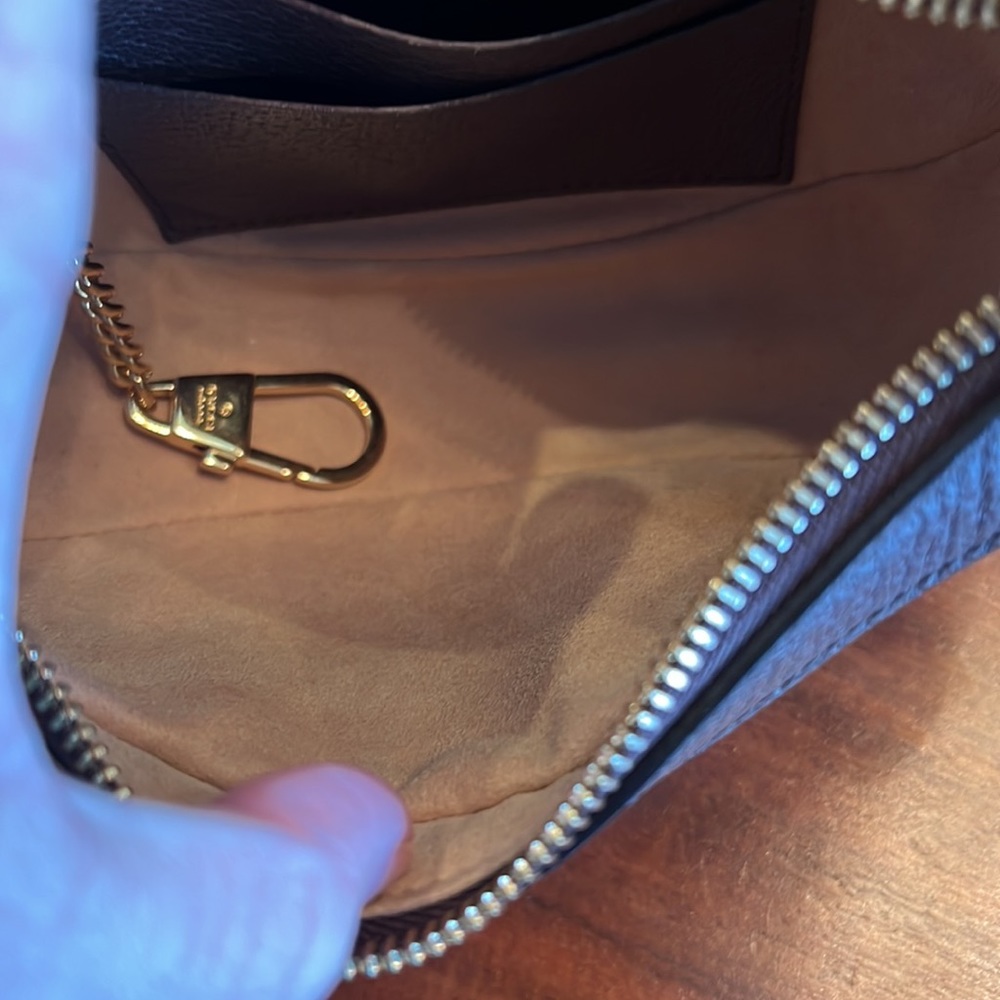 Gucci Beige & Brown GG Mini Crescent Shoulder Bag - Picture 9 of 15